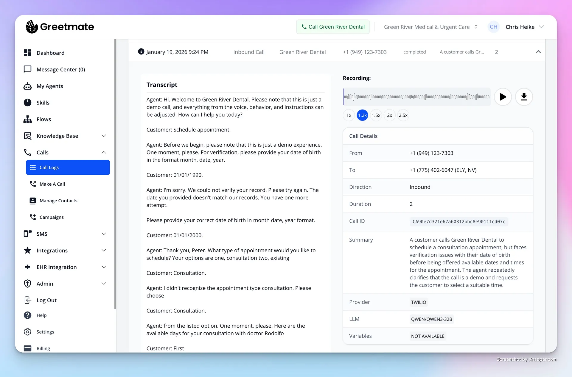 Greetmate Platform Screenshot 3